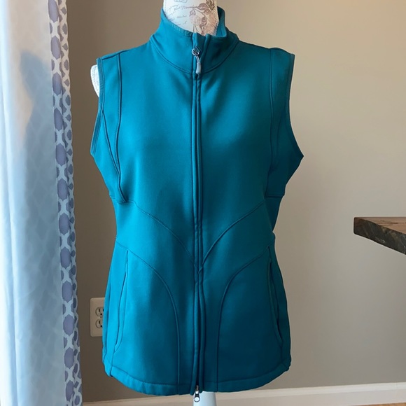 Athleta Full Zip Running Biking Winter Vest - Picture 2 of 12